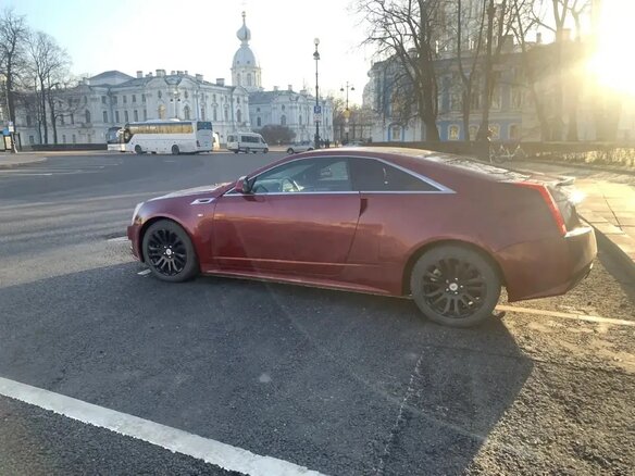 2011 Cadillac CTS II, красный, 1200000 рублей - вид 5