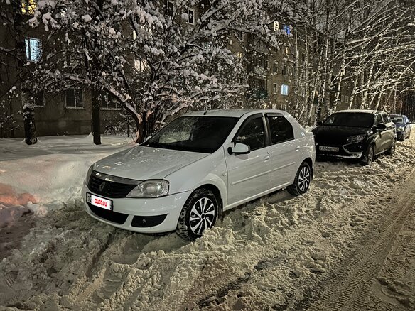 2014 Renault Logan I Рестайлинг, белый - вид 10