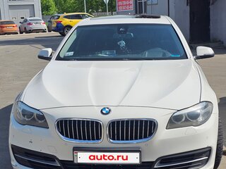 2014 BMW 5 серии 525d VI (F10/F11/F07) Рестайлинг, белый, 1300000 рублей, вид 3