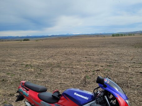 1998 Kawasaki ZX-6R Ninja, синий, 350000 рублей, вид 1