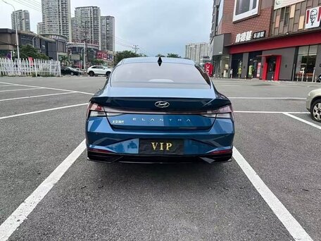 2021 Hyundai Elantra VII (CN7), синий, 1100000 рублей, вид 5