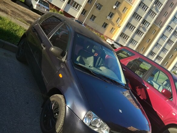2007 Lada (ВАЗ) Kalina I, фиолетовый - вид 4
