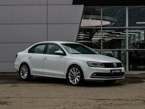 2016 Volkswagen Jetta VI Рестайлинг, белый, 1200000 рублей