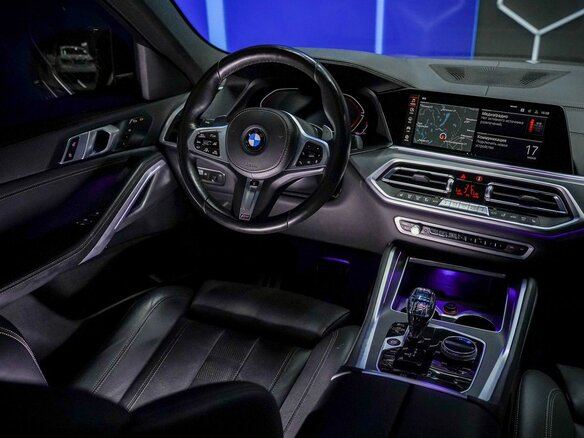 2021 BMW X6 30d III (G06), синий - вид 25