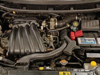 2012 Nissan Note I Рестайлинг, чёрный, 655000 рублей, вид 5