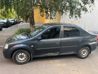2007 Renault Logan I, серый, 189000 рублей, вид 2