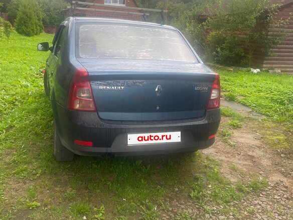 2011 Renault Logan I Рестайлинг, синий, 450000 рублей