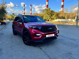 2019 Ford Explorer VI, красный, 3550000 рублей, вид 4