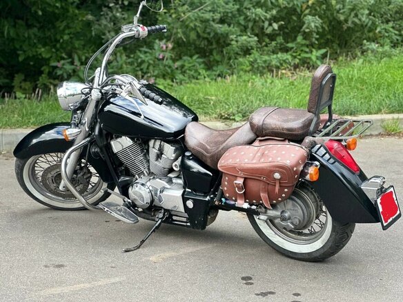 2004 Honda Shadow 750, чёрный, 440000 рублей - вид 1