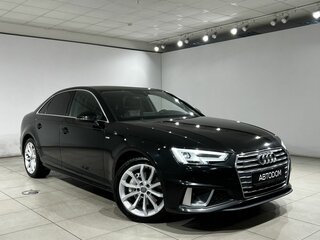 2019 Audi A4 V (B9), чёрный, 2625000 рублей, вид 3
