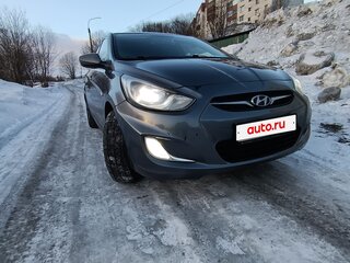 2012 Hyundai Solaris I, чёрный, 580000 рублей, вид 5