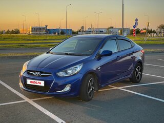 2012 Hyundai Solaris I, синий, 650000 рублей, вид 1