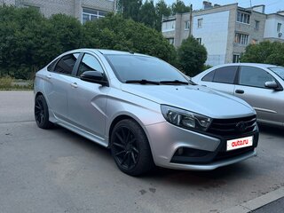 2021 Lada (ВАЗ) Vesta I, серебристый, 1070000 рублей, вид 2