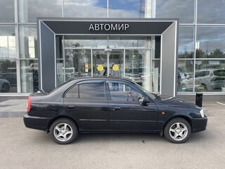 2007 Hyundai Accent ТагАЗ II, чёрный, 340000 рублей, вид 4