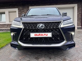 2017 Lexus LX 570 III Рестайлинг 2, синий, 6500000 рублей, вид 3