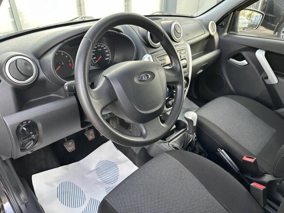 2016 Lada (ВАЗ) Granta I, серый, 570000 рублей - вид 8