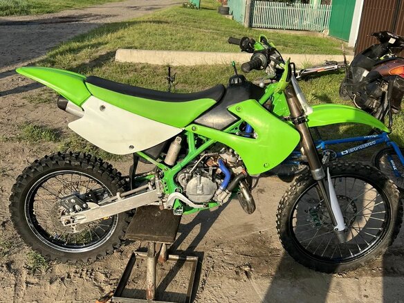 2011 Kawasaki KX 85, зелёный, 180000 рублей - вид 1