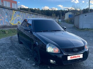 2008 Lada (ВАЗ) Priora I, чёрный, 182000 рублей, вид 4