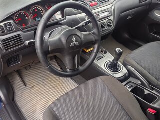 2007 Mitsubishi Lancer IX Рестайлинг, синий, 159000 рублей, вид 2