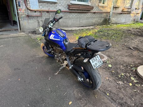 2017 Yamaha MT-07 (FZ-07), синий, 720000 рублей, вид 3