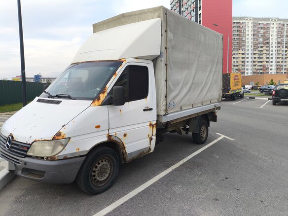 2001 Mercedes-Benz Sprinter, белый, 650000 рублей - вид 3