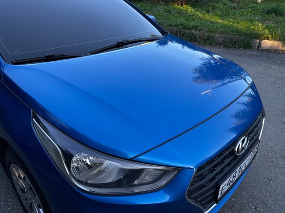 2017 Hyundai Solaris II, синий, 1150000 рублей - вид 5