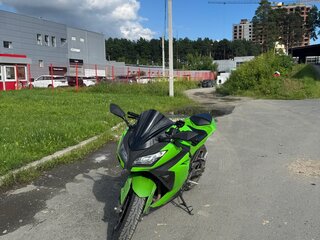 2015 Kawasaki Ninja 300, зелёный, 420000 рублей, вид 1