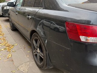 2005 Hyundai Sonata V (NF), чёрный, 400000 рублей, вид 5