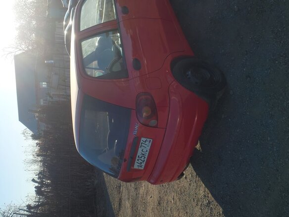 2007 Daewoo Matiz I Рестайлинг, красный, 225000 рублей - вид 4