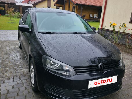 2015 Volkswagen Polo V, чёрный, 650000 рублей, вид 2