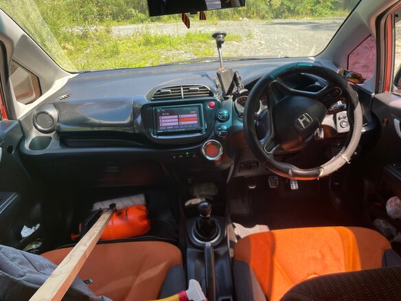 2011 Honda Fit II, оранжевый, 568000 рублей - вид 5