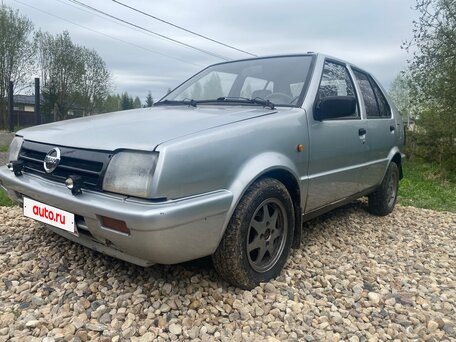 1990 Nissan Micra I (K10), серебристый, 120000 рублей, вид 3