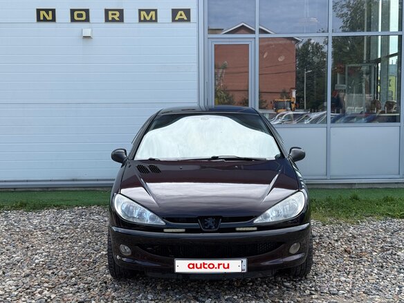 2007 Peugeot 206, чёрный - вид 1