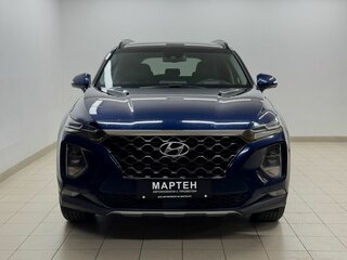 2019 Hyundai Santa Fe IV, синий, 3300000 рублей, вид 2