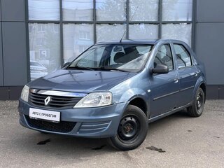 2010 Renault Logan I Рестайлинг, синий, 375000 рублей, вид 1
