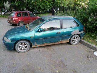 1998 Mazda 323 V (BA), зелёный, 170000 рублей, вид 2
