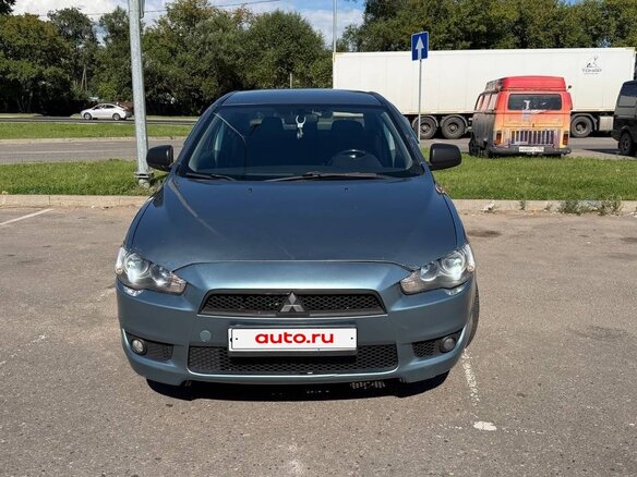2008 Mitsubishi Lancer X, голубой, 500000 рублей - вид 2