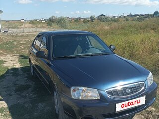 2008 Hyundai Accent ТагАЗ II, синий, 500000 рублей, вид 2