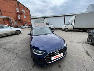 2021 Audi A4 35 TFSI V (B9) Рестайлинг, синий, 3350000 рублей, вид 3