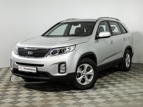 2014 Kia Sorento II Рестайлинг, серебристый, 1619700 рублей, вид 1