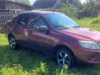 2013 Lada (ВАЗ) Granta I, красный, 340000 рублей, вид 3