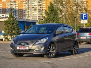 2014 Hyundai Solaris I Рестайлинг, серый, 685000 рублей, вид 1