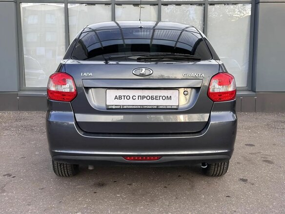 2016 Lada (ВАЗ) Granta I, серый, 570000 рублей - вид 6