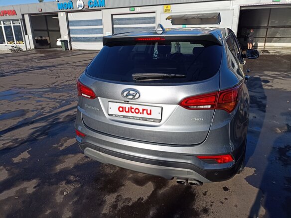 2017 Hyundai Santa Fe III Рестайлинг, серый, 2180000 рублей - вид 3