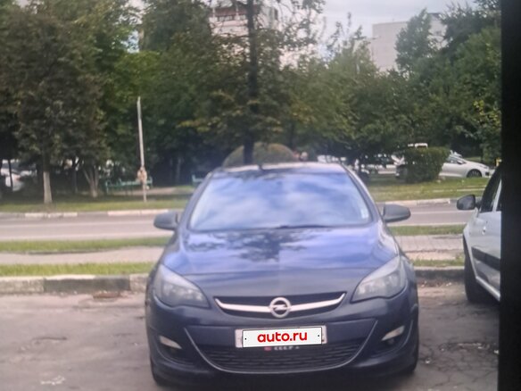 2013 Opel Astra J Рестайлинг, чёрный, 570000 рублей