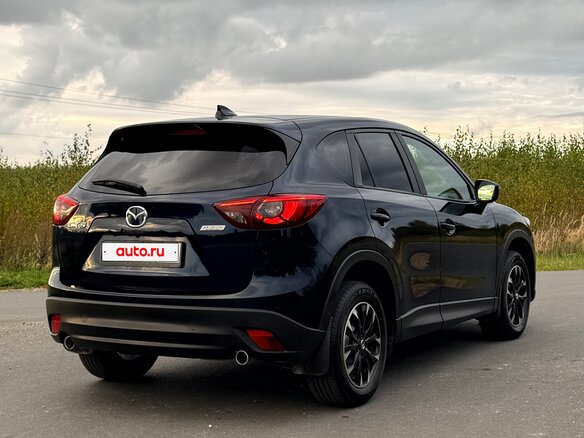 2016 Mazda CX-5 I Рестайлинг, синий, 1930000 рублей - вид 3