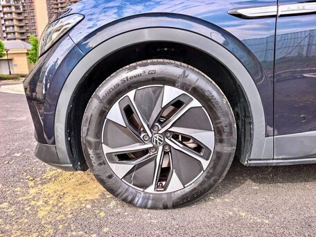 2024 Volkswagen ID.4 Crozz, синий, 3210000 рублей, вид 4