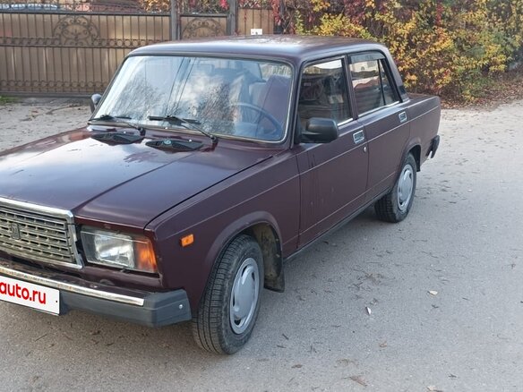 2007 Lada (ВАЗ) 2107, пурпурный, 170000 рублей - вид 1