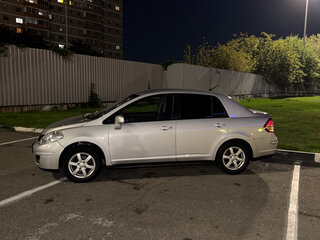 2008 Nissan Tiida I, серебристый, 620000 рублей, вид 3