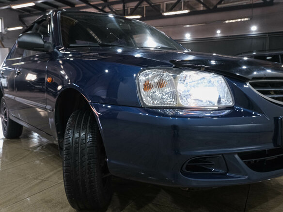 2008 Hyundai Accent ТагАЗ II, синий - вид 9